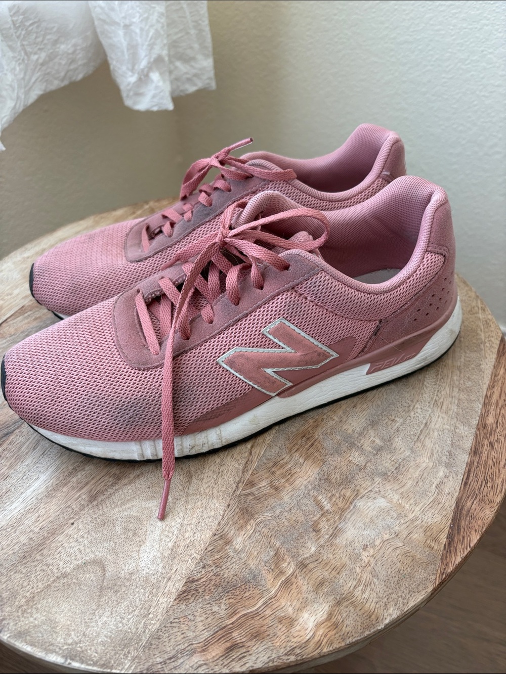 New Balance Women's Dusty Rose Mesh Athletic Sneakers